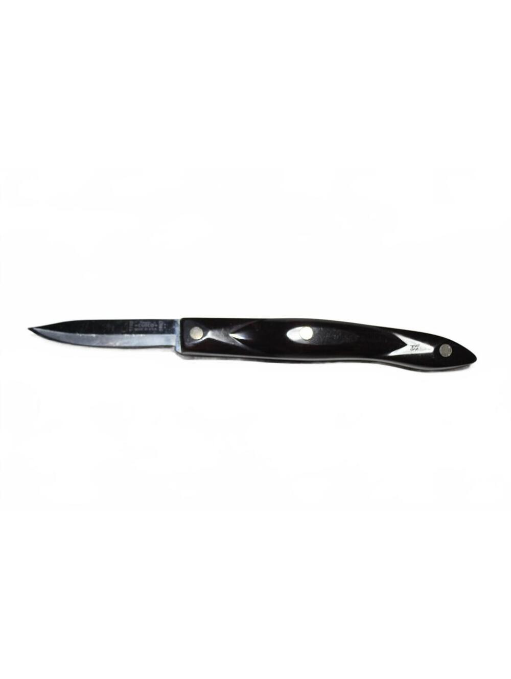 CUTCO 1720 Vintage Classic Paring Knife Black Thermo Resin Handle Utility Slicer
